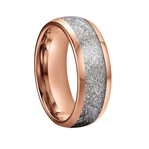 Anel Masculino Tungstênio Meteorito - Divino Royal
