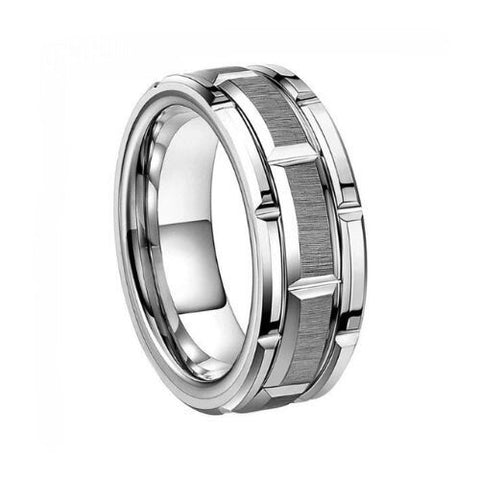 Anel Masculino Tungstênio Vector - Divino Royal