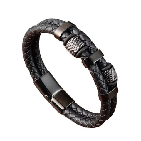 Pulseira Masculina de Couro Signet - Divino Royal
