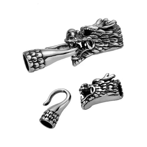 Pulseira de Couro Dragon