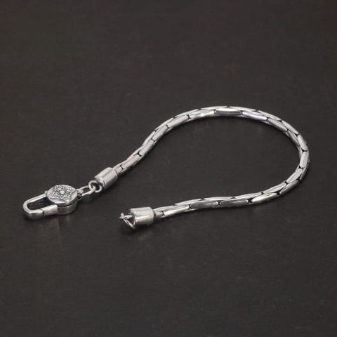 Pulseira de Prata 925 Bamboo - Divino Royal