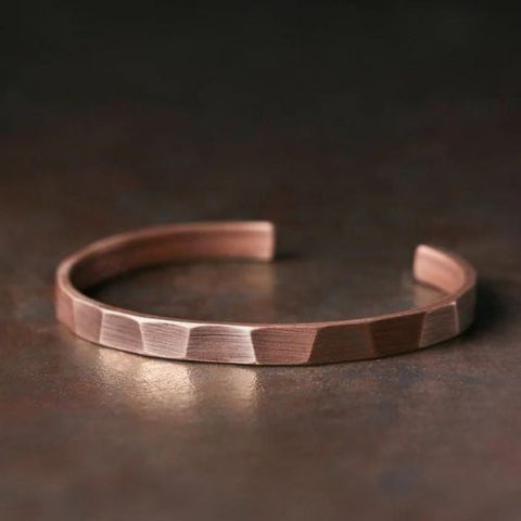Pulseira Artesanal Cobre Chanfrado - Divino Royal