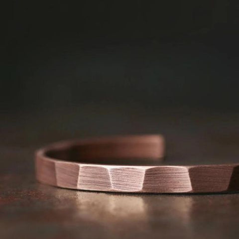 Pulseira Artesanal Cobre Chanfrado - Divino Royal