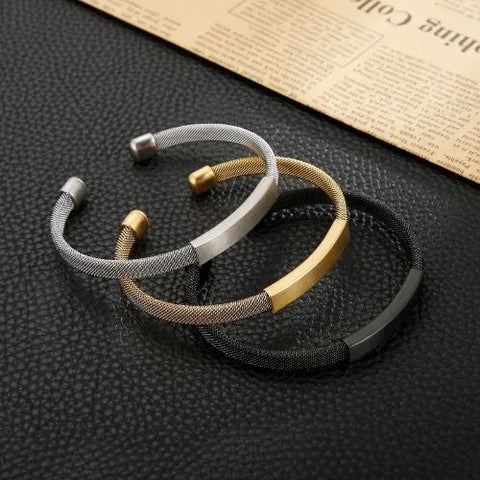 Pulseira Masculina Malha de Aço - Divino Royal