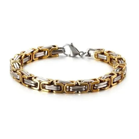 Pulseira Masculina Elos Bizantinos 6mm - Divino Royal
