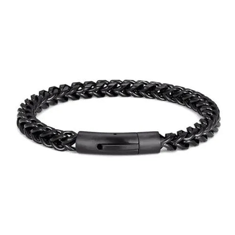 Pulseira Masculina Trama Inox - Divino Royal