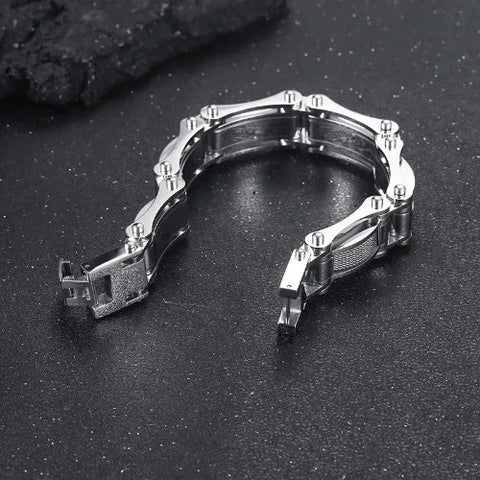 Pulseira de Aço Inoxidável Motorcycle - Divino Royal