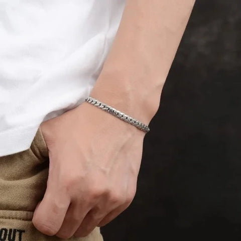 Pulseira de Prata 925 Plana - Divino Royal