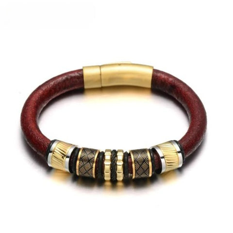 Pulseira Couro Trançado Urban - Divino Royal